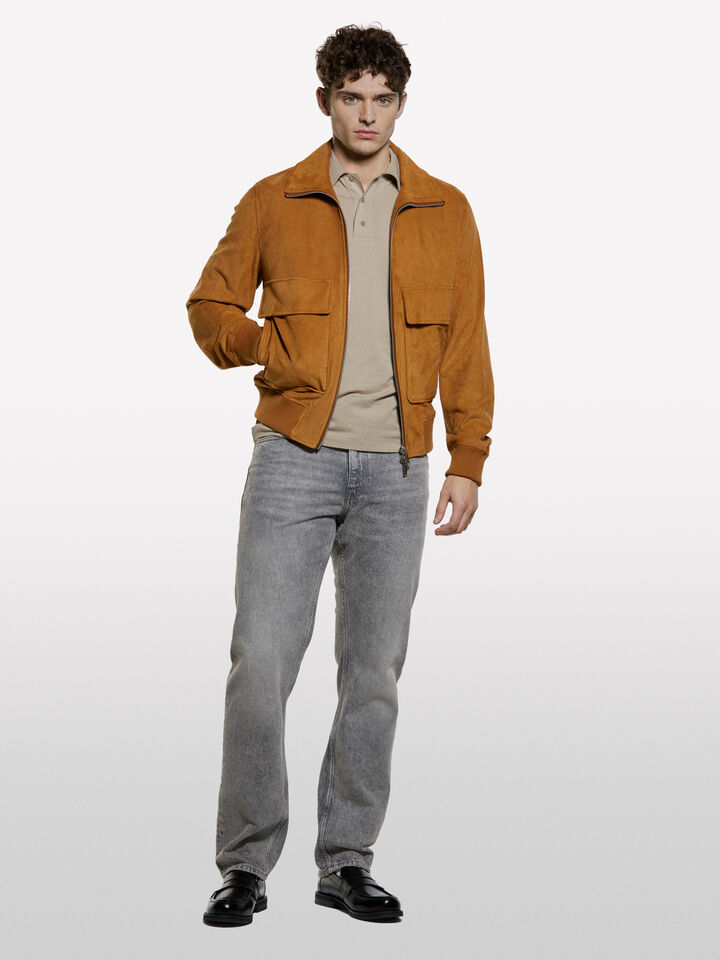 Camel slim fit polo - men's polos - Camel | Sisley image number 1